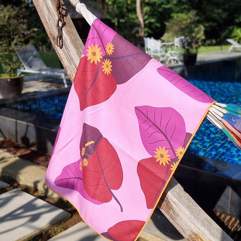 Microfiber towel: The Bougainvillea