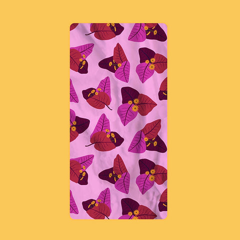 Microfiber towel: The Bougainvillea