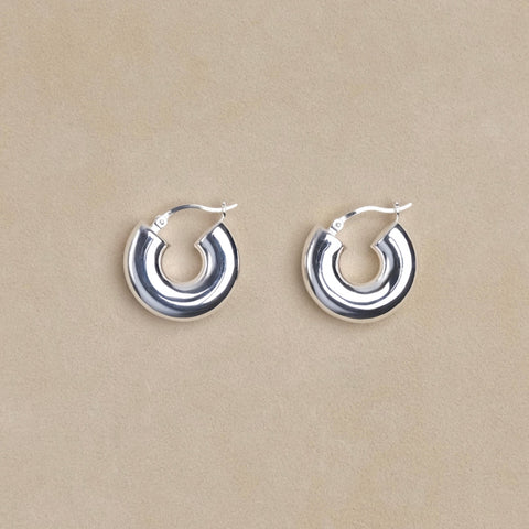 Earrings - Bagel Hoops