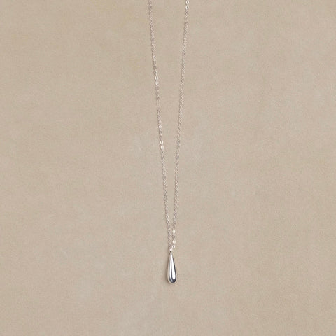 Tiny Drop Pendant Necklace