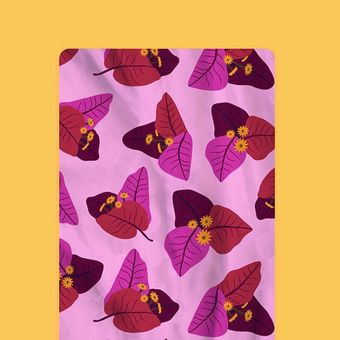 Microfiber towel: The Bougainvillea